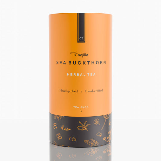 Himalayan Seabuckthorn Tea Bags – Herbal Blend | 18 Bags